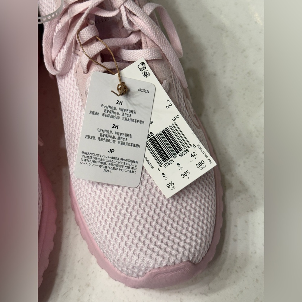 Adidas Kaptir Base Sneakers – Women’s Size 9.5 – Blush Pink - Picture 7 of 7